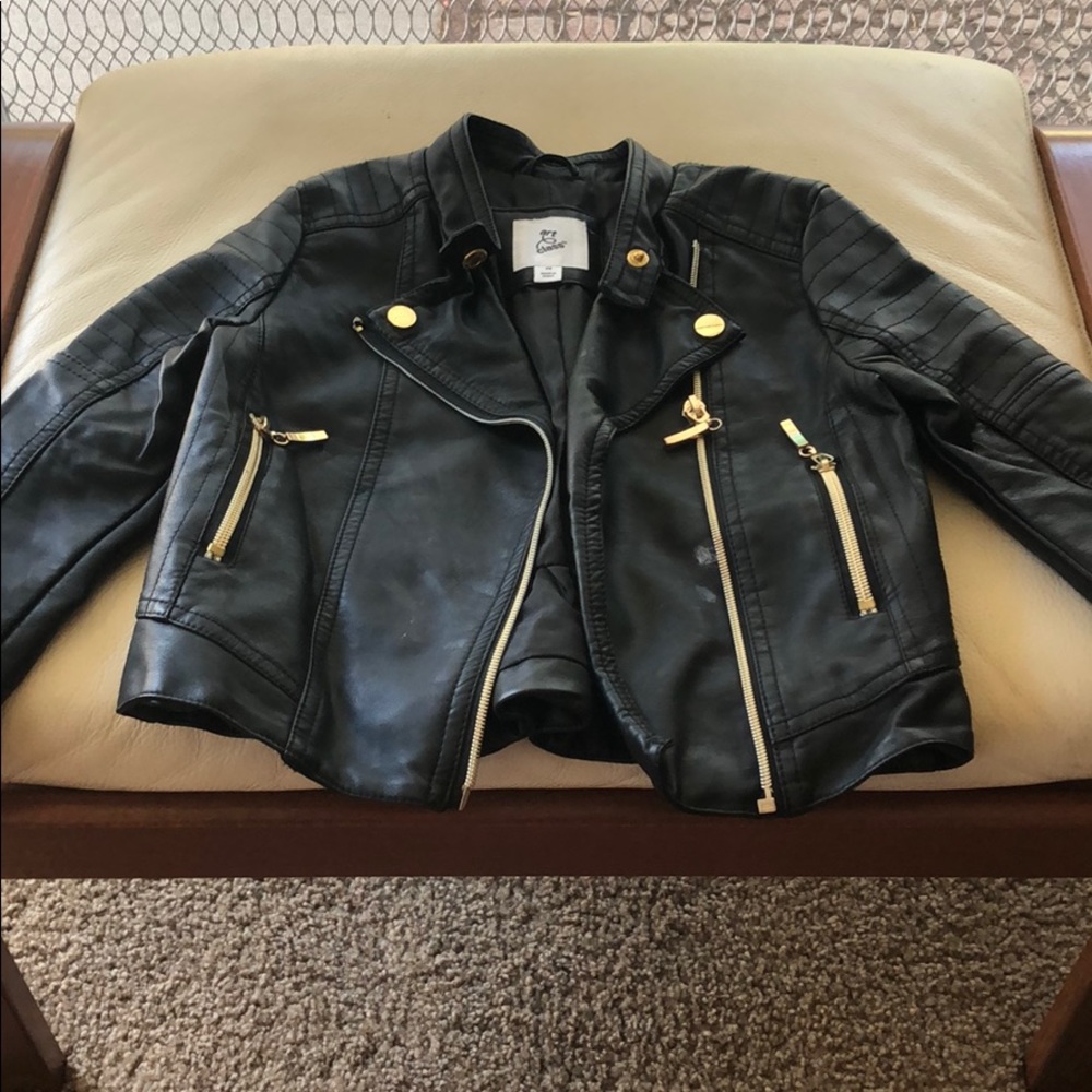 “Leather” Moto Jacket (XS)